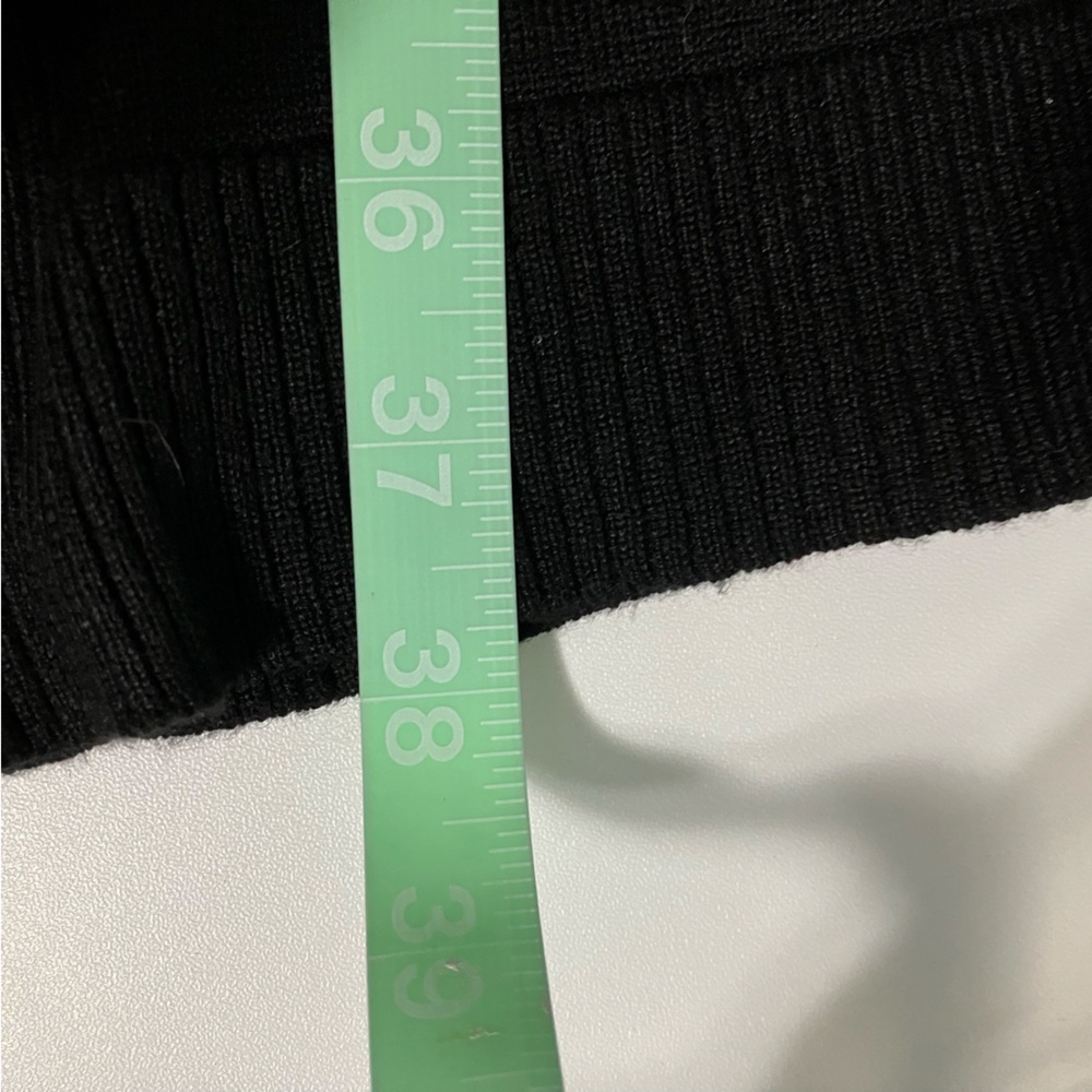 89th + Madison Black Open Front Long Cardigan Size Large - Picture 8 of 8